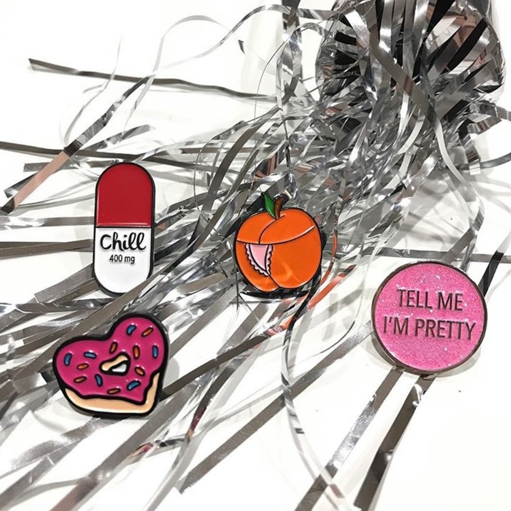 Enamel Pins Set of 4